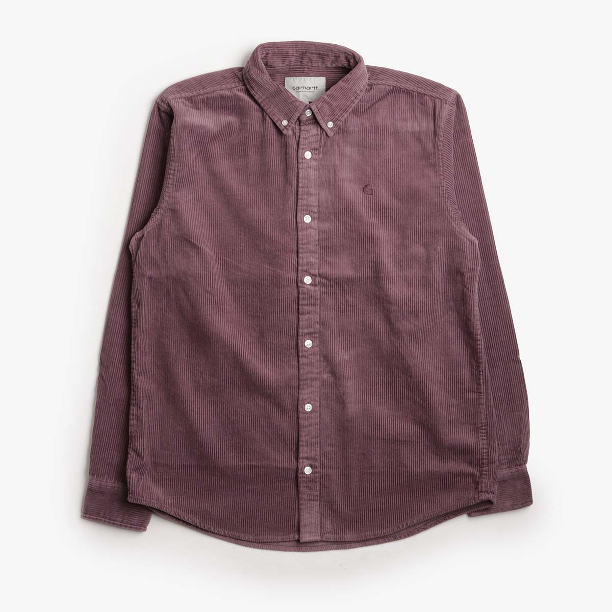 main Carhartt WIP Madison Cord Shirt, Phlox Phlox, Detail Shot 1