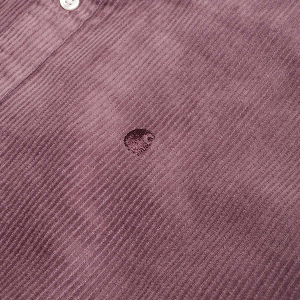 Carhartt WIP Madison Cord Shirt, Phlox Phlox, Detail Shot 3