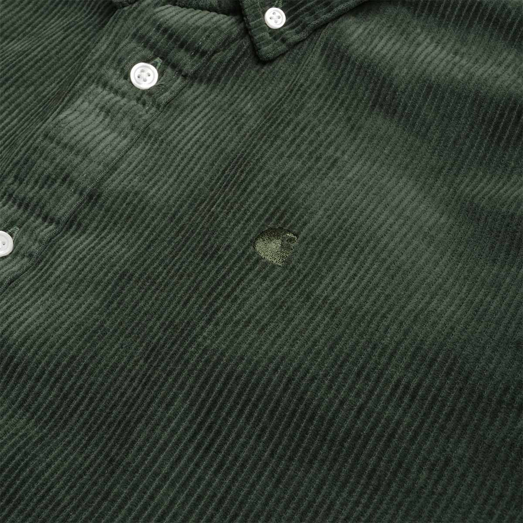 Carhartt WIP Madison Cord Shirt, Sycamore Tree Sycamore Tree, Detail Shot 3