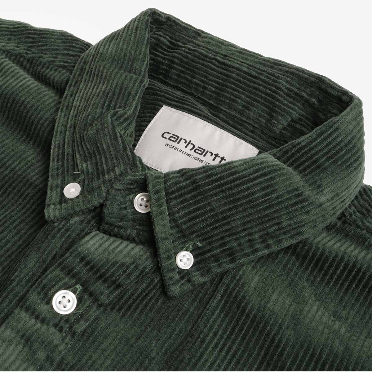 Carhartt WIP Madison Cord Shirt, Sycamore Tree Sycamore Tree, Detail Shot 4