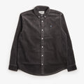Carhartt WIP Madison Cord Shirt, Graphite Graphite, Detail Shot 1