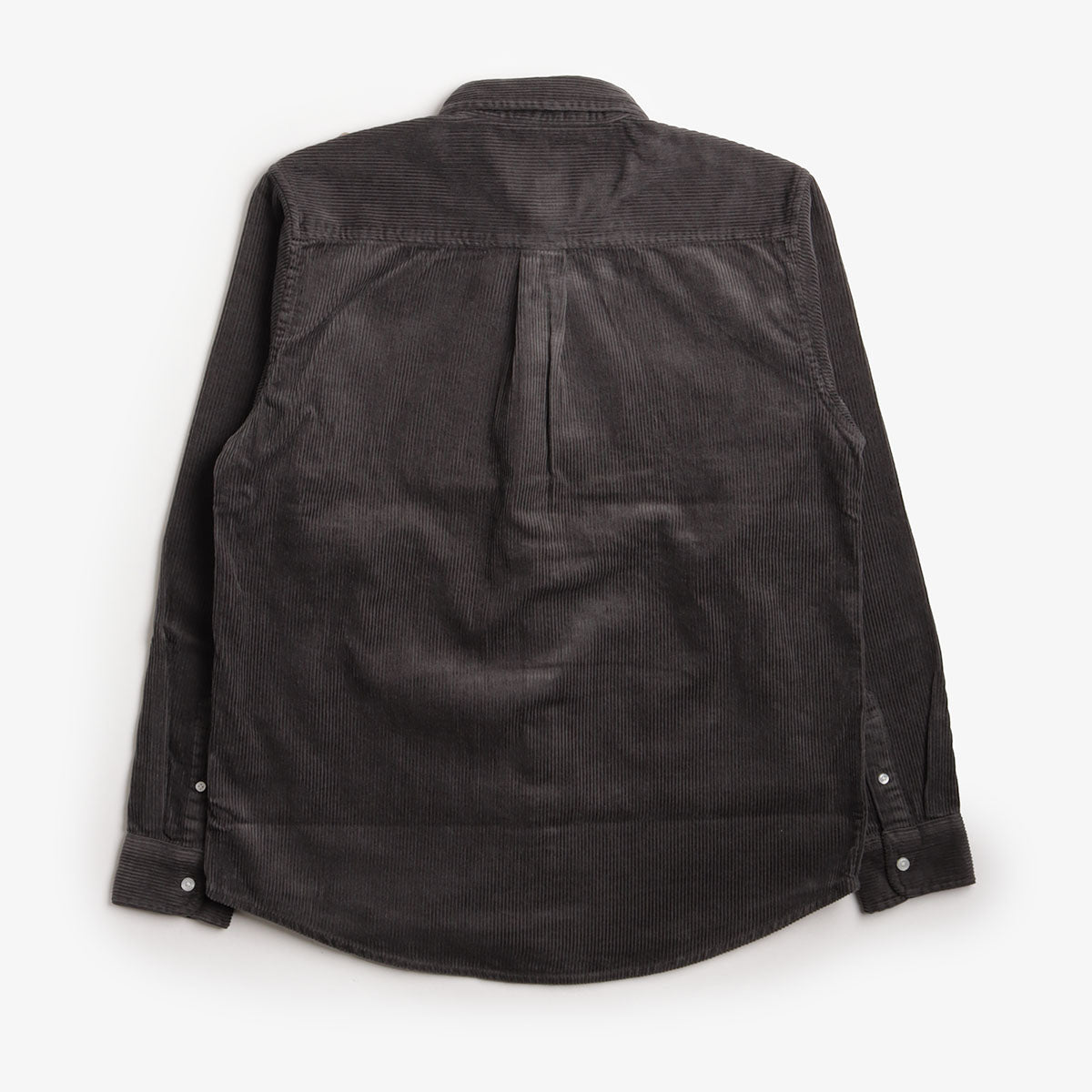 Carhartt WIP Madison Cord Shirt, Graphite Graphite, Detail Shot 2