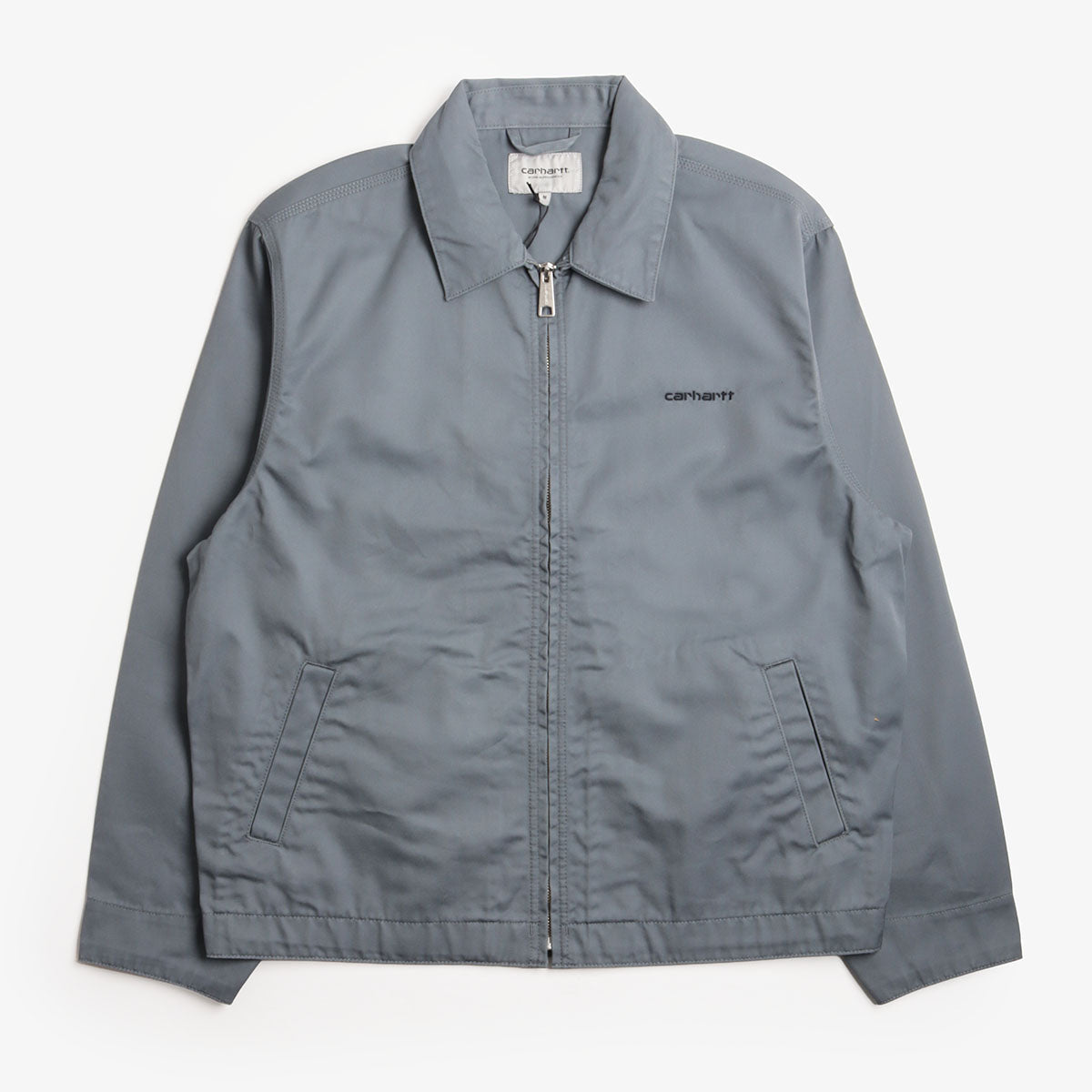 main Carhartt WIP Module Script Jacket, Cozy Blue Black, Detail Shot 1