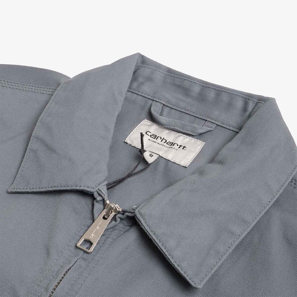 Carhartt WIP Module Script Jacket, Cozy Blue Black, Detail Shot 3