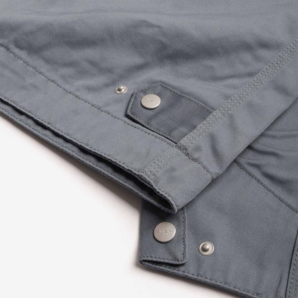 Carhartt WIP Module Script Jacket, Cozy Blue Black, Detail Shot 6