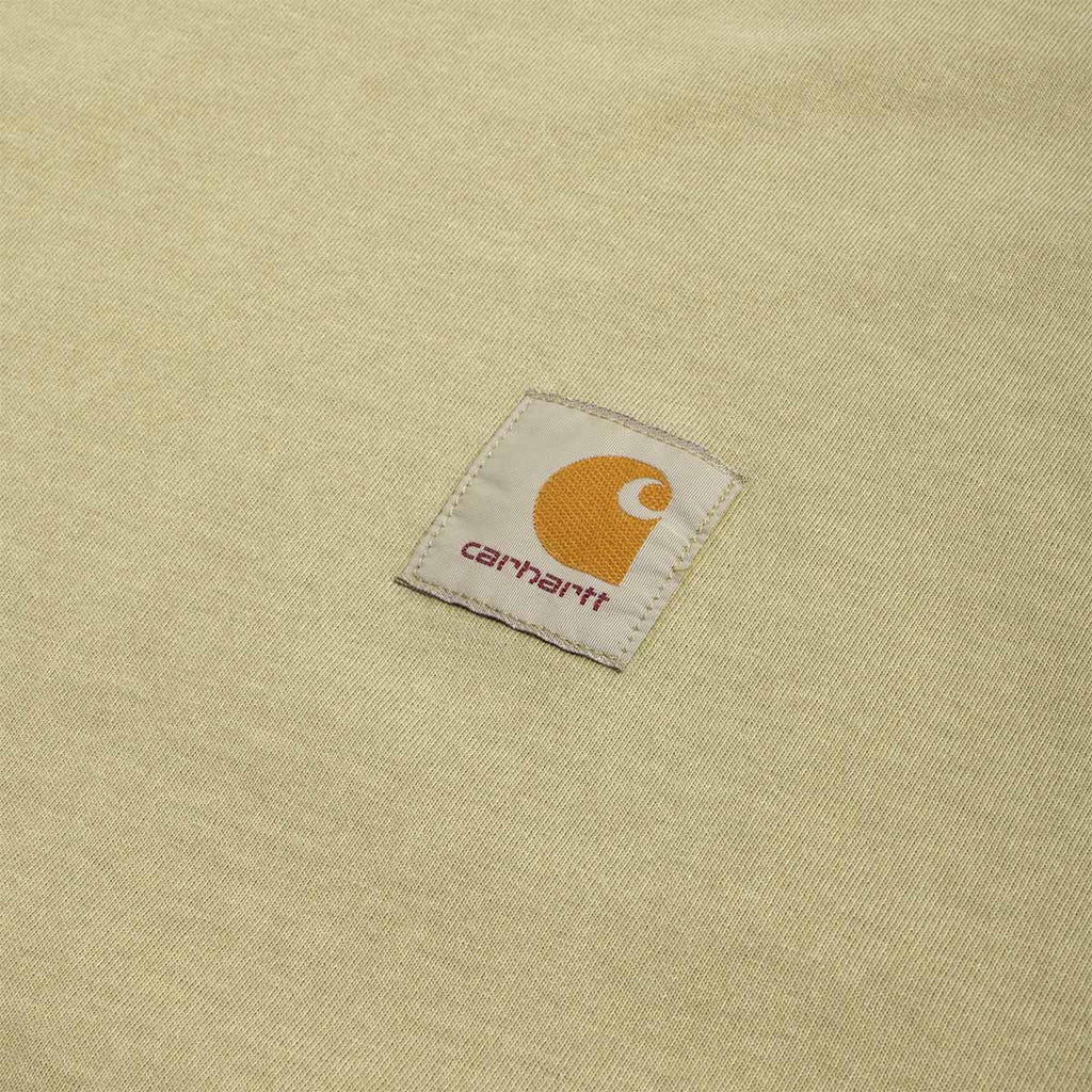 Carhartt WIP Nelson T-Shirt, Gentle Green (Garment Dyed), Detail Shot 2