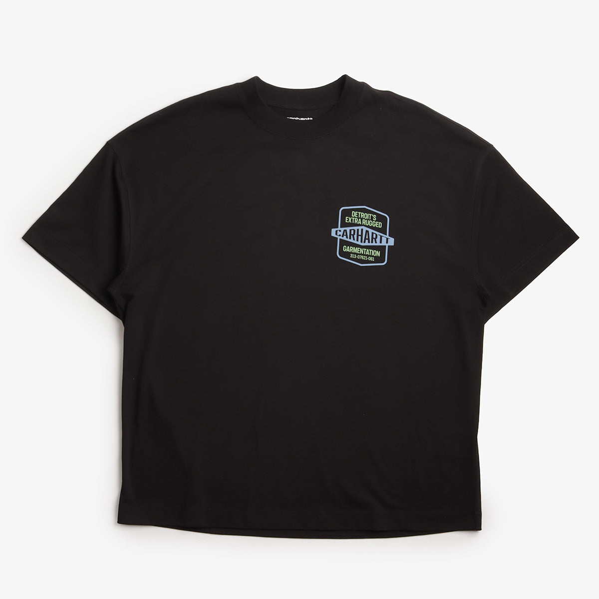 Carhartt WIP Networks T-Shirt, Black, Detail Shot 1