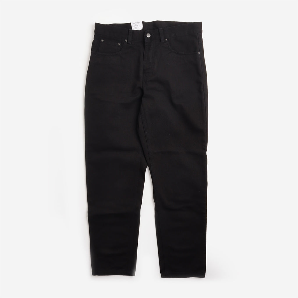 Carhartt WIP Newel Pant in Black, front view