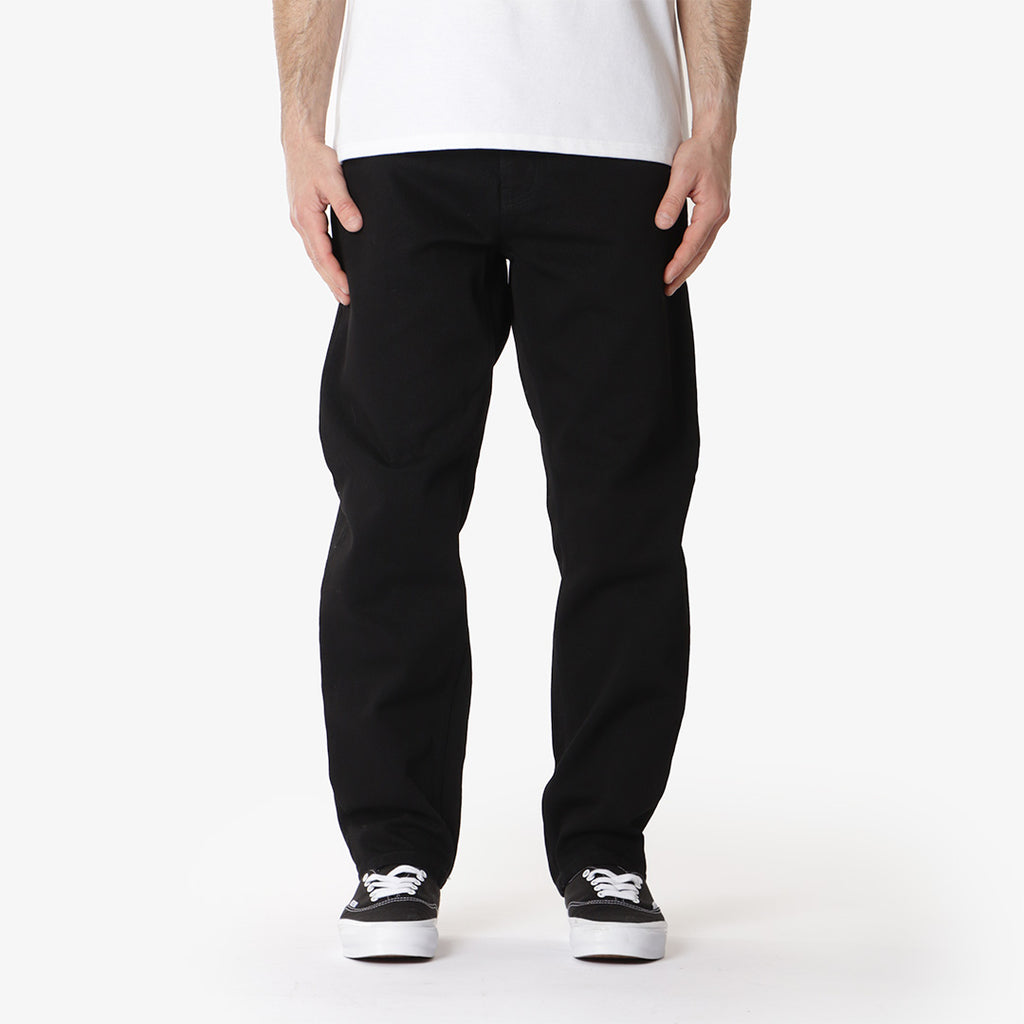 Carhartt WIP Newel Pant, Black (One Wash), Detail Shot 1