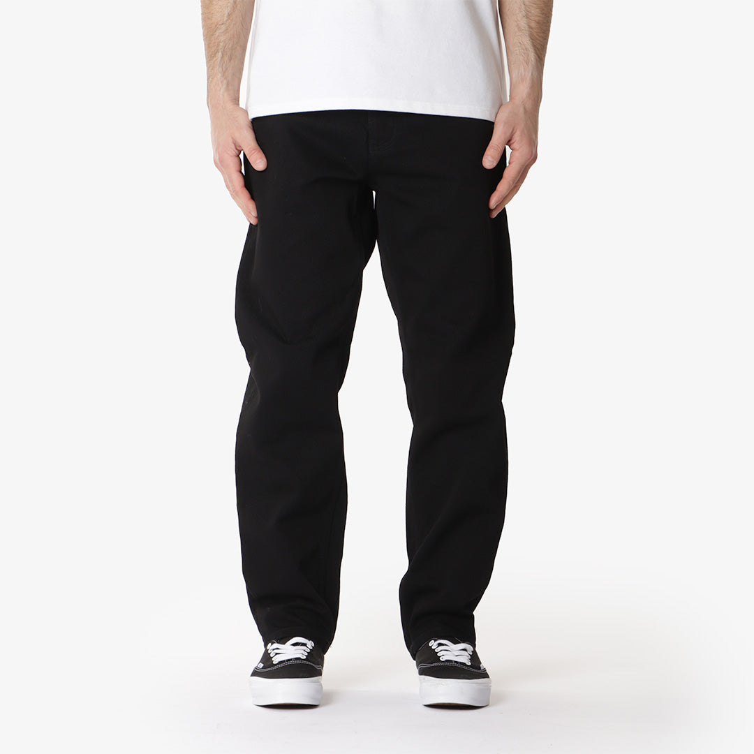 Carhartt WIP Newel Pant, Black (One Wash), Detail Shot 1