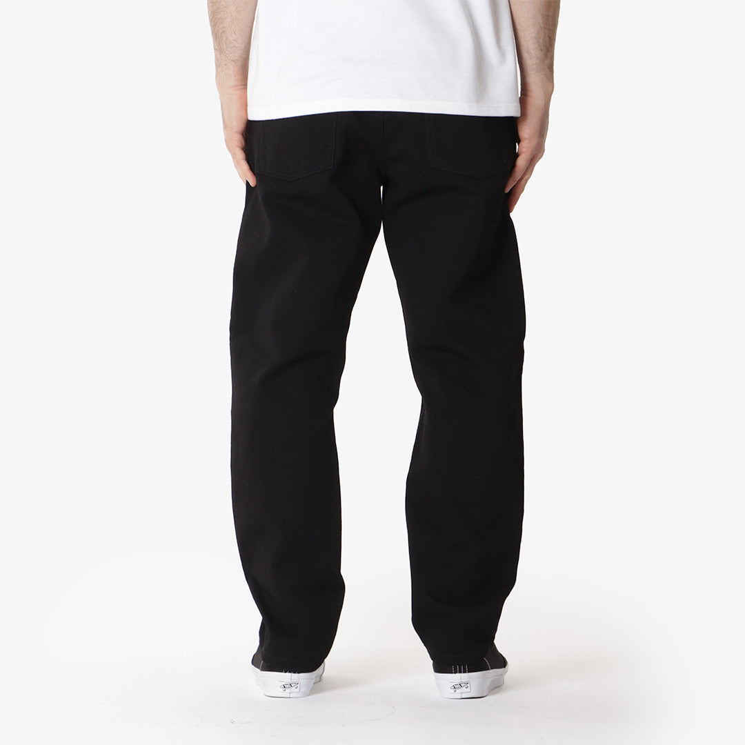 Carhartt WIP Newel Pant, Black (One Wash), Detail Shot 2