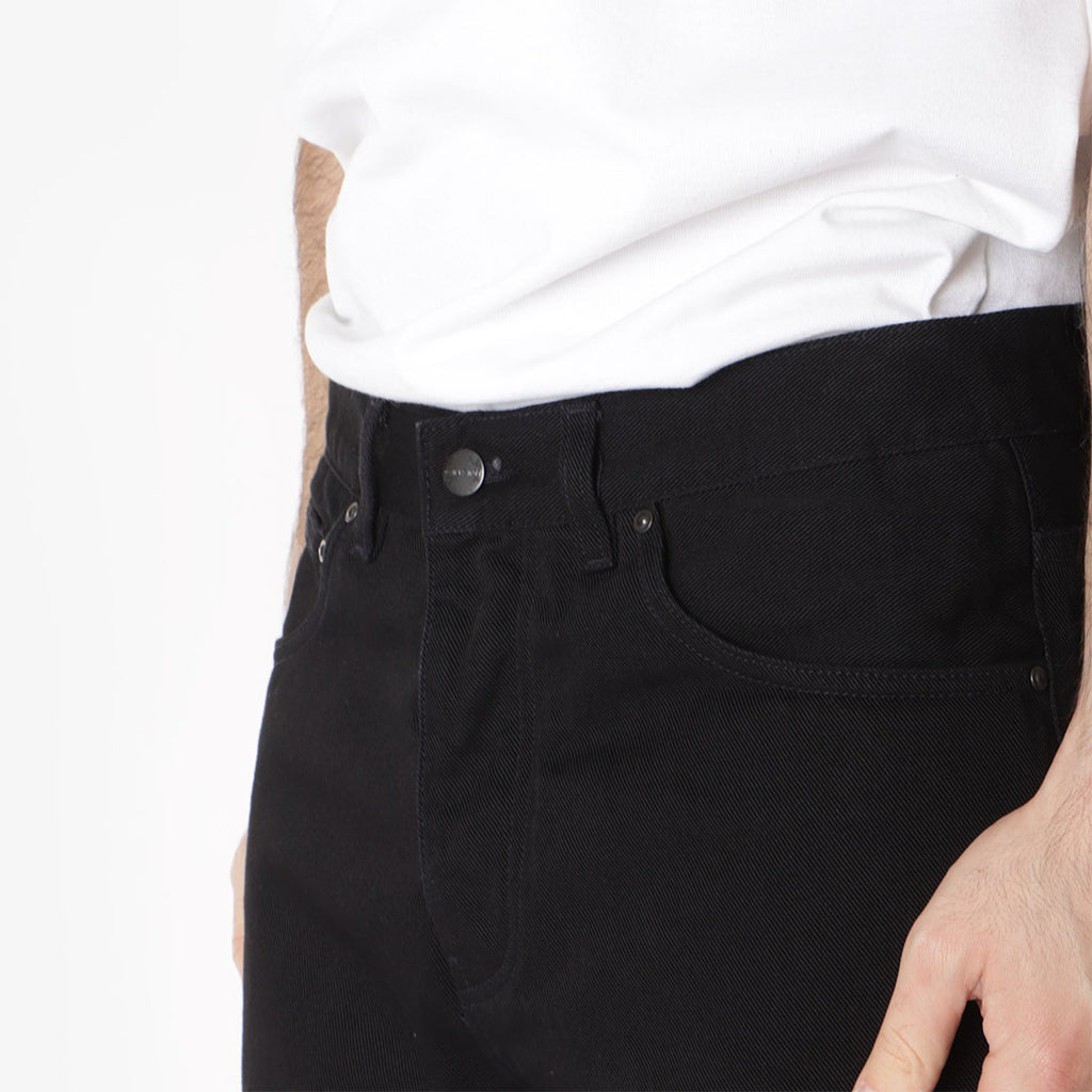 Carhartt WIP Newel Pant, Black (One Wash), Detail Shot 3