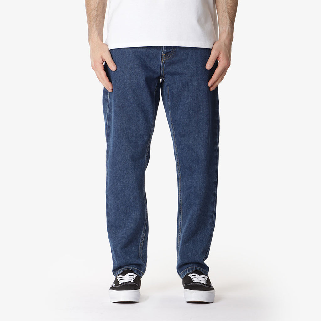 Carhartt WIP Newel Pant, Blue (Stone Washed), Detail Shot 1