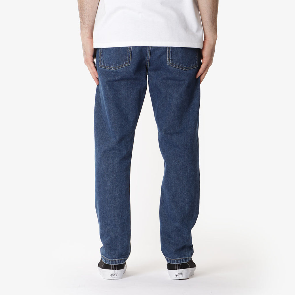 Carhartt WIP Newel Pant, Blue (Stone Washed), Detail Shot 2