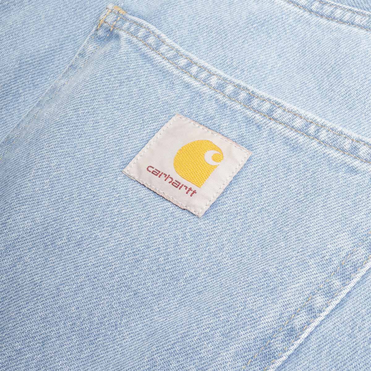 main Carhartt WIP Nolan Shorts, Blue (Bleached), Detail Shot 5