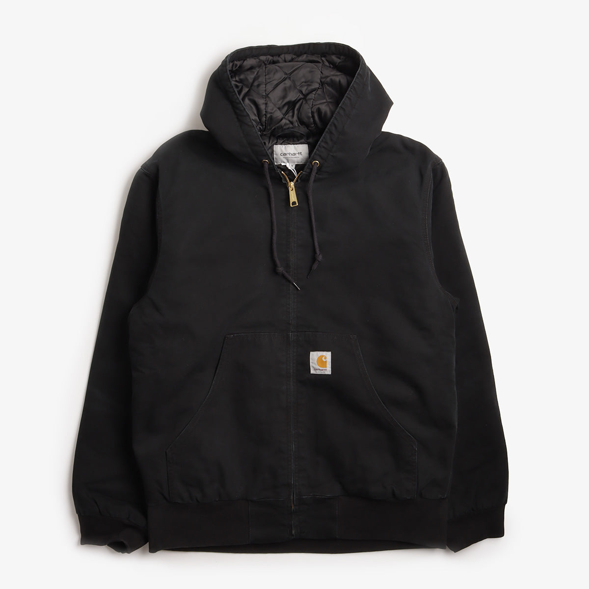 Carhartt WIP OG Active Jacket, Black (Stone Canvas), Detail Shot 1