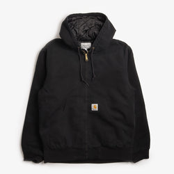 thumbnail Carhartt WIP OG Active Jacket, Black (Stone Canvas), Detail Shot 1