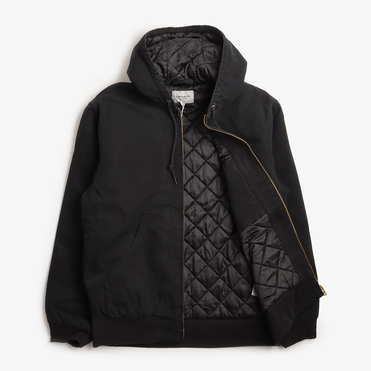 Carhartt WIP OG Active Jacket, Black (Stone Canvas), Detail Shot 2