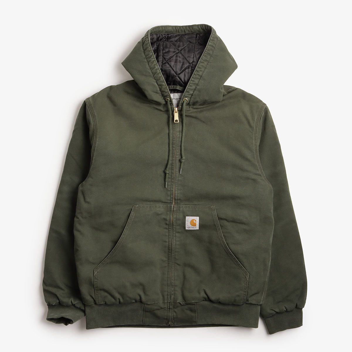 main Carhartt WIP OG Active Jacket, Olive (Stone Canvas), Detail Shot 1