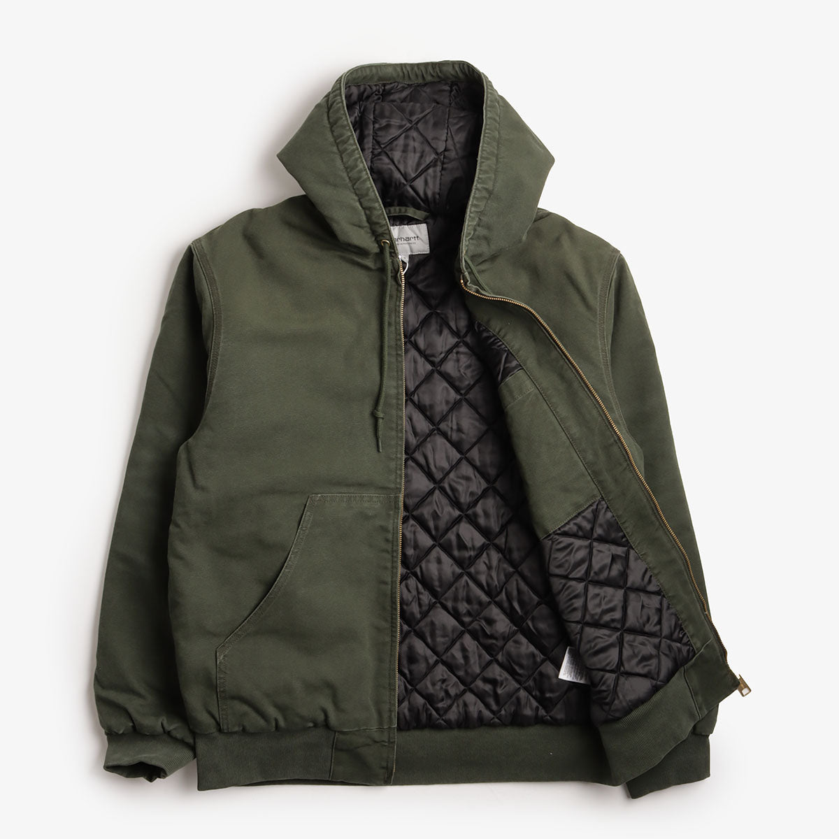 Carhartt WIP OG Active Jacket, Olive (Stone Canvas), Detail Shot 2