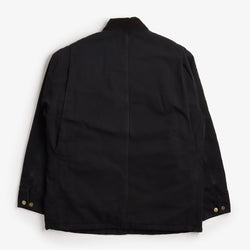thumbnail Carhartt WIP OG Chore Coat, Black  Black (Stone Canvas), Detail Shot 2
