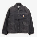 Carhartt WIP OG Detroit Jacket, Black (Grind Wash), Detail Shot 1