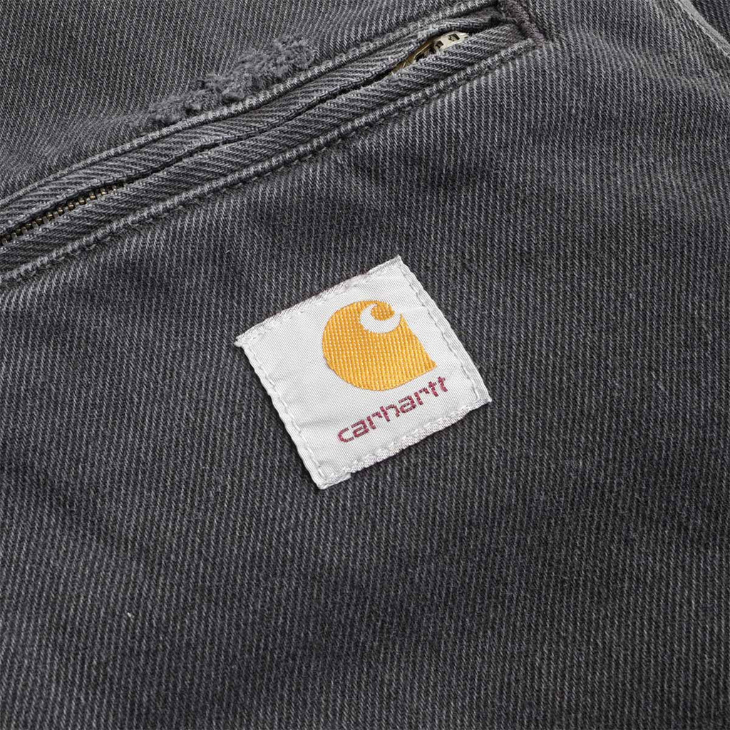 Carhartt WIP OG Detroit Jacket, Black (Grind Wash), Detail Shot 3