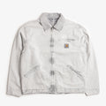 Carhartt WIP OG Detroit Jacket, Black Black (Chalk Wash), Detail Shot 1