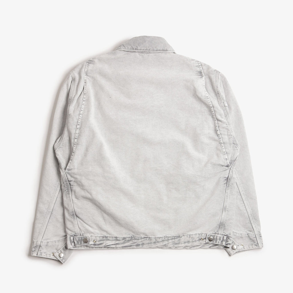 Carhartt WIP OG Detroit Jacket, Black Black (Chalk Wash), Detail Shot 3