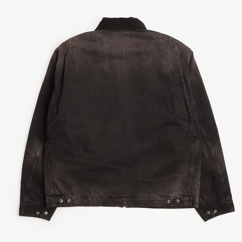 Carhartt WIP OG Detroit Jacket in Black, back view