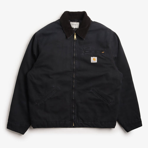Carhartt WIP OG Detroit Jacket in Black, front view