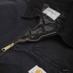 thumbnail Carhartt WIP OG Detroit Jacket, Black Black (Stone Canvas), Detail Shot 3