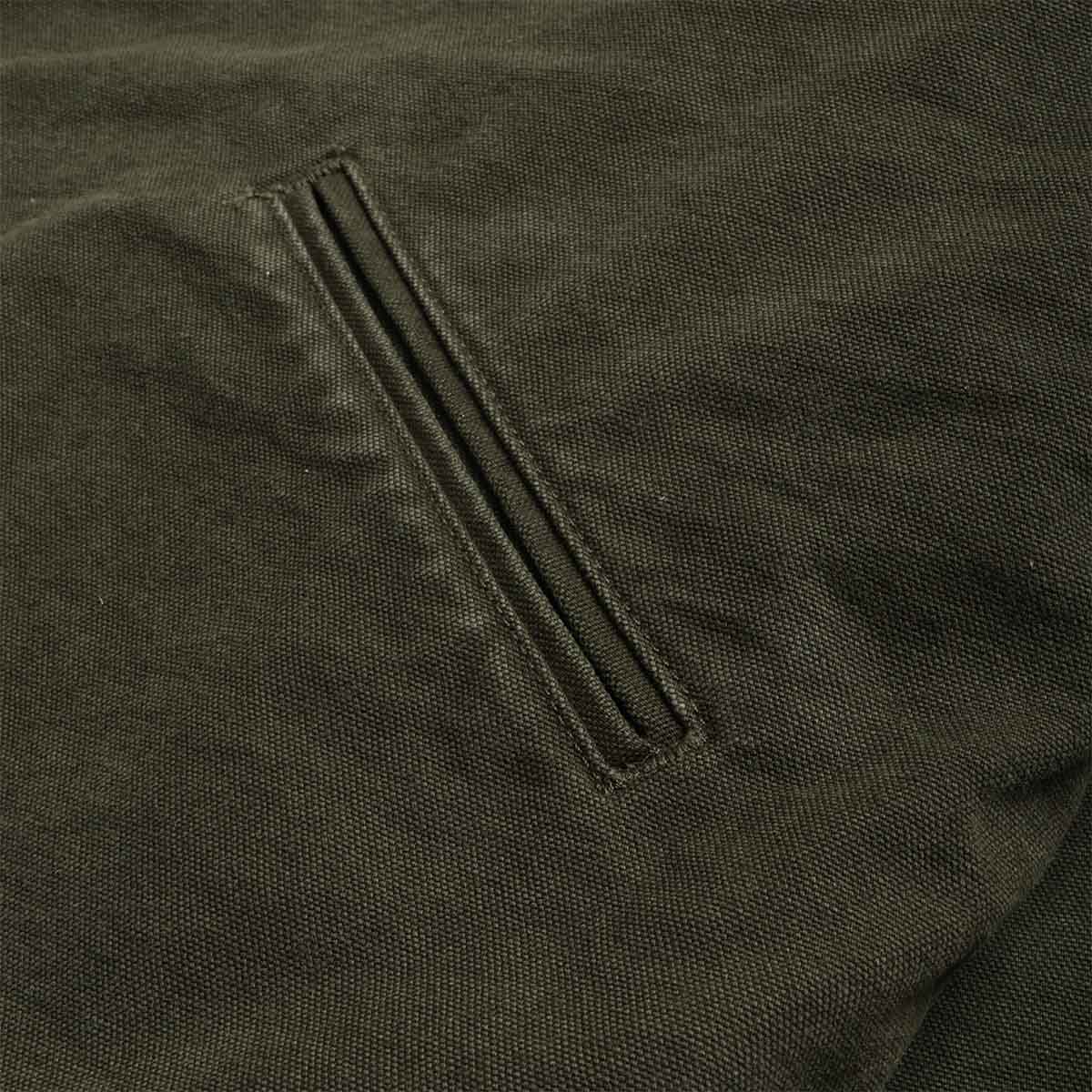 Carhartt WIP OG Detroit Jacket, Olive Black Stone Canvas, Detail Shot 4