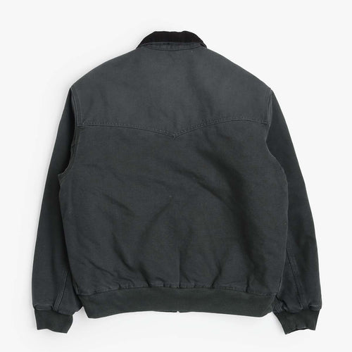 Carhartt WIP OG Santa Fe Jacket in Black, back view