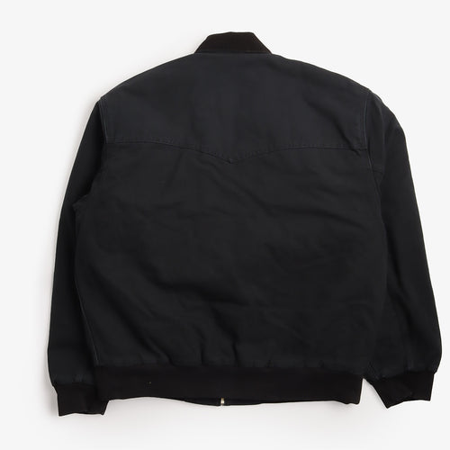 Carhartt WIP OG Santa Fe Jacket in Black, back view