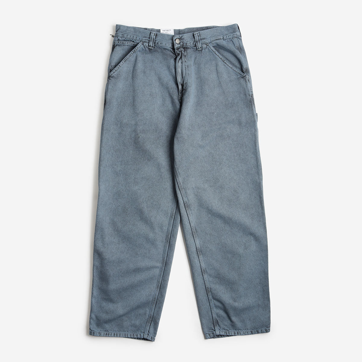 Carhartt WIP OG Single Knee Pant, Black Blue Fog (Garment Dyed), Detail Shot 1