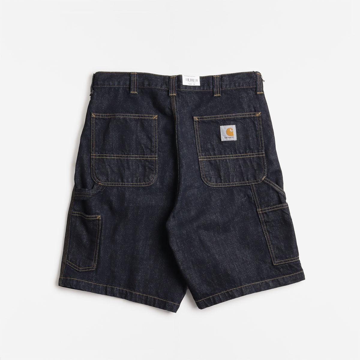 Carhartt WIP OG Single Knee Shorts, Blue (Rinsed), Detail Shot 3