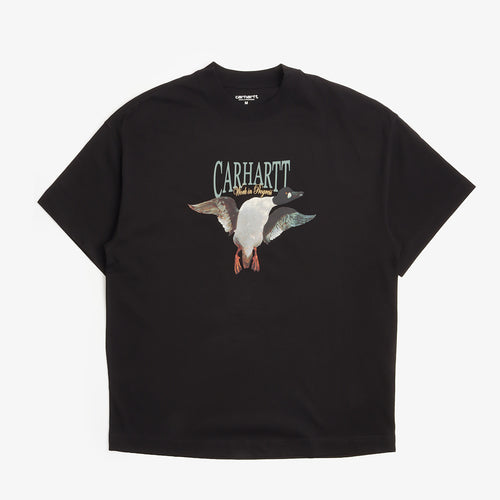 Carhartt WIP Pennon T-Shirt in Black, front view