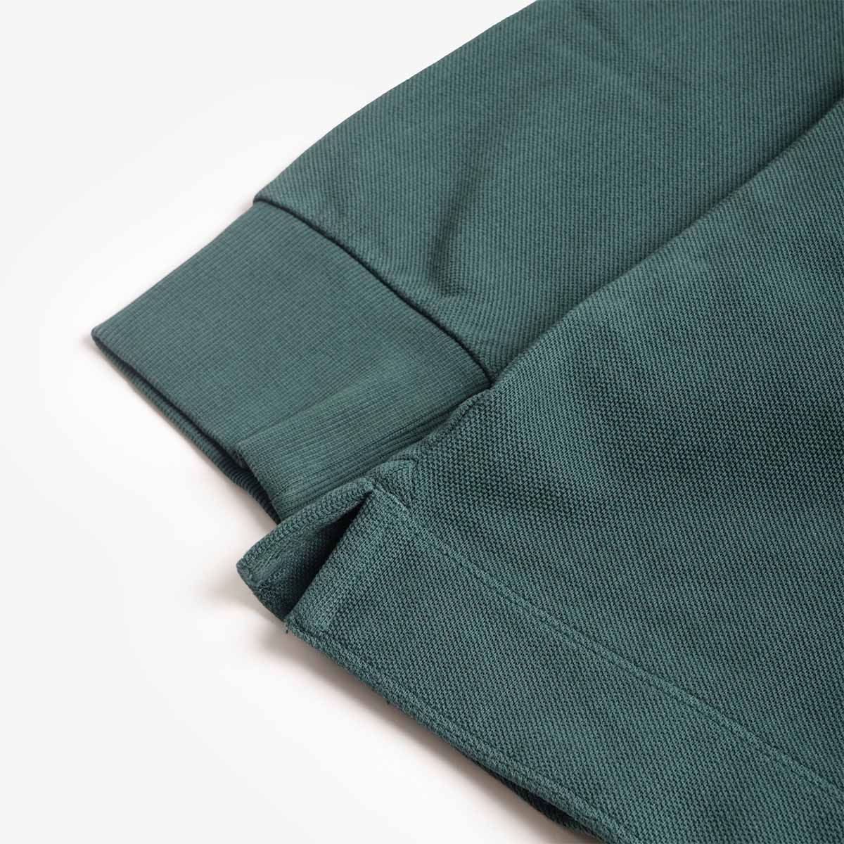 main Carhartt WIP Pique Script Sweatshirt, Dark Fir White (Garment Dyed), Detail Shot 5