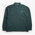 Carhartt WIP Pique Script Sweatshirt, Dark Fir White (Garment Dyed), Detail Shot 1