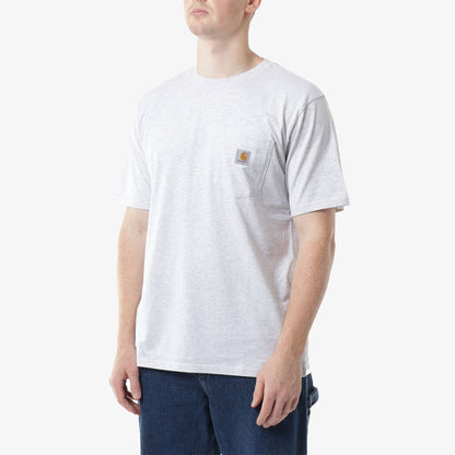 Carhartt WIP Pocket T-Shirt, Black, Detail Shot 4
