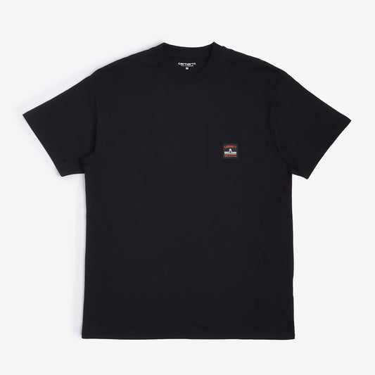 Carhartt WIP Field Pocket T-Shirt, Black, Detail Shot 1