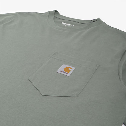 Carhartt WIP Pocket T-Shirt, Park, Detail Shot 3