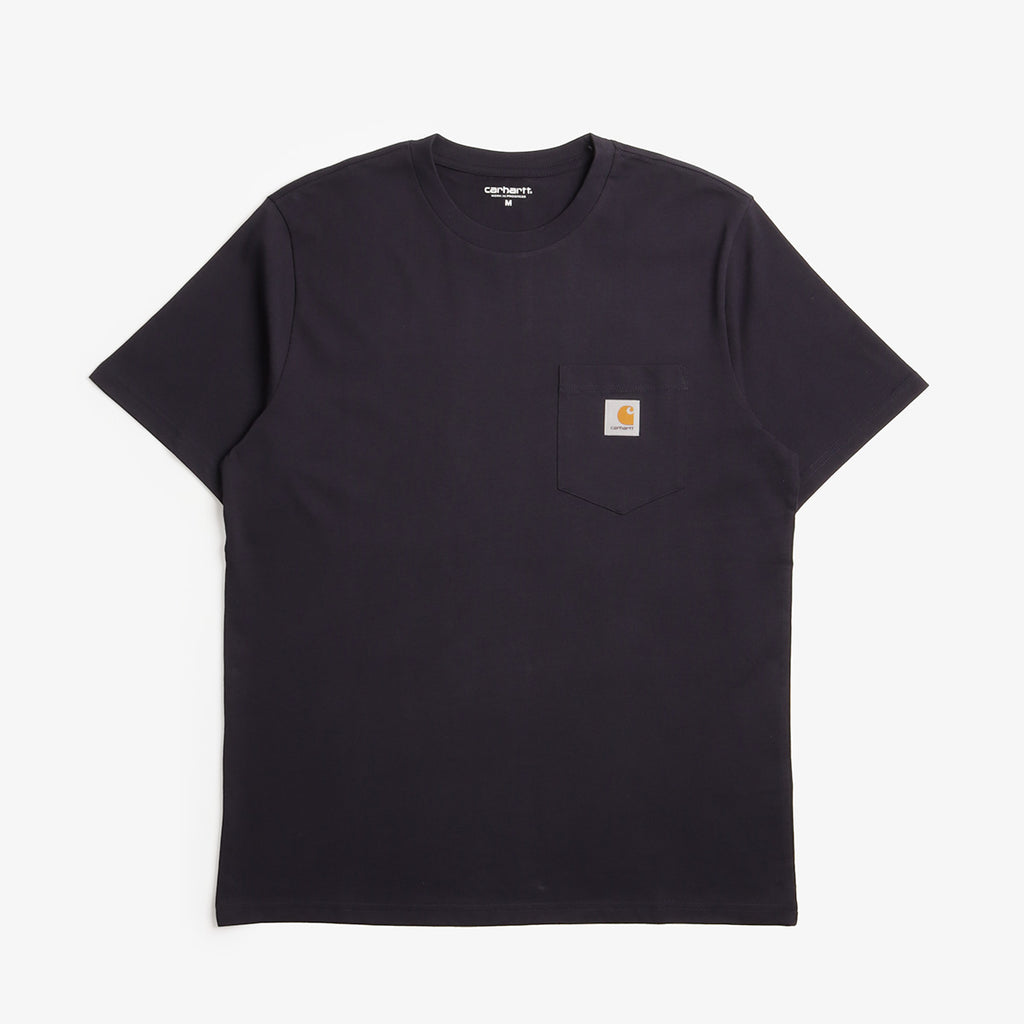 Carhartt WIP Pocket T-Shirt, Dark Navy, Detail Shot 1