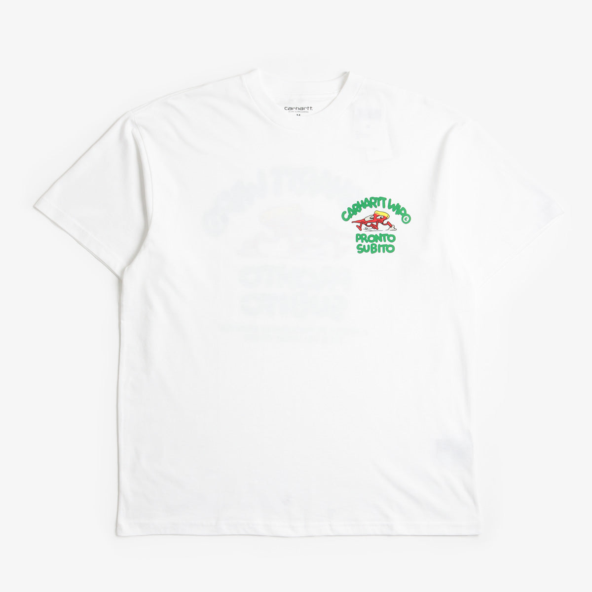 Carhartt WIP Pronto T-Shirt, White, Detail Shot 2