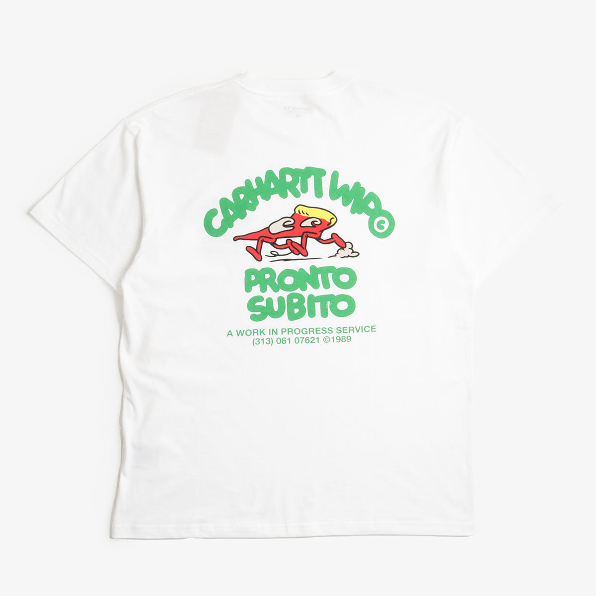 Carhartt WIP Pronto T-Shirt, White, Detail Shot 1