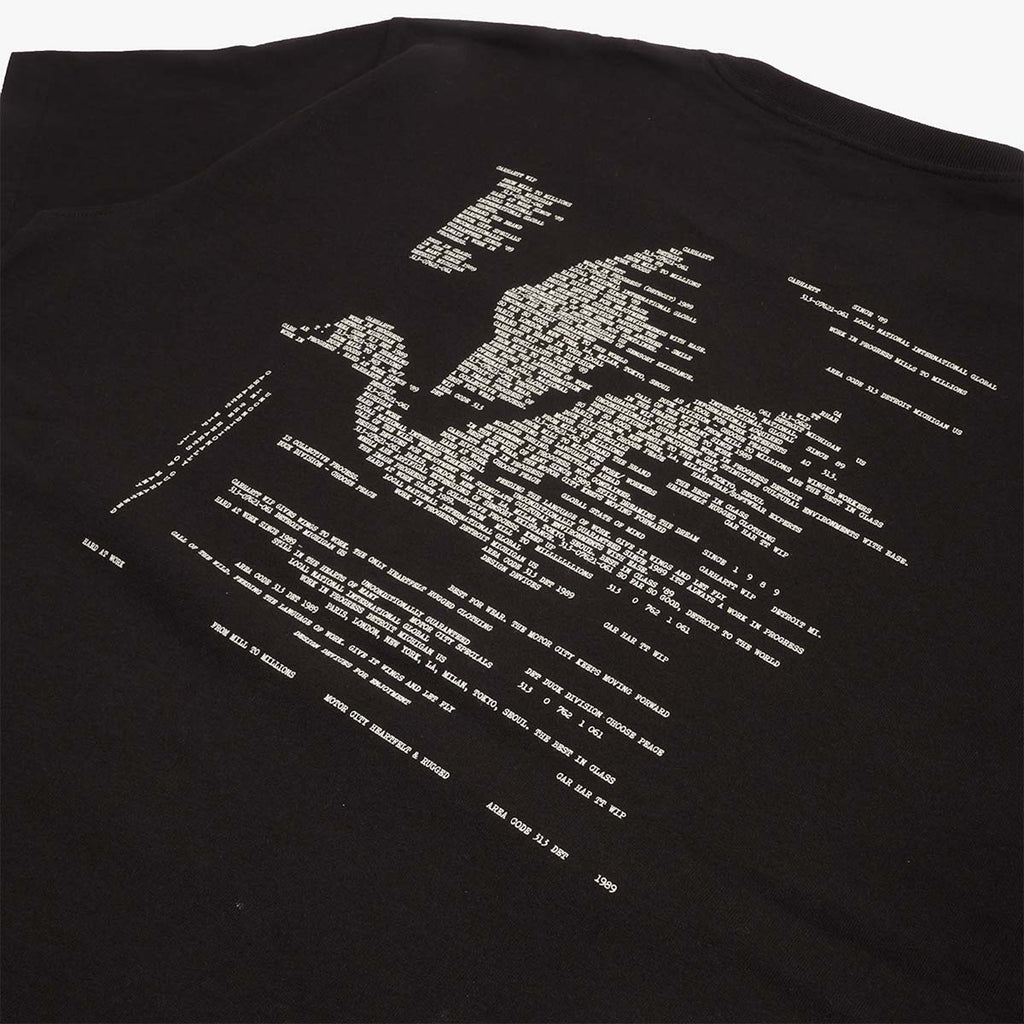 Carhartt WIP Punched T-Shirt, Black, Detail Shot 4