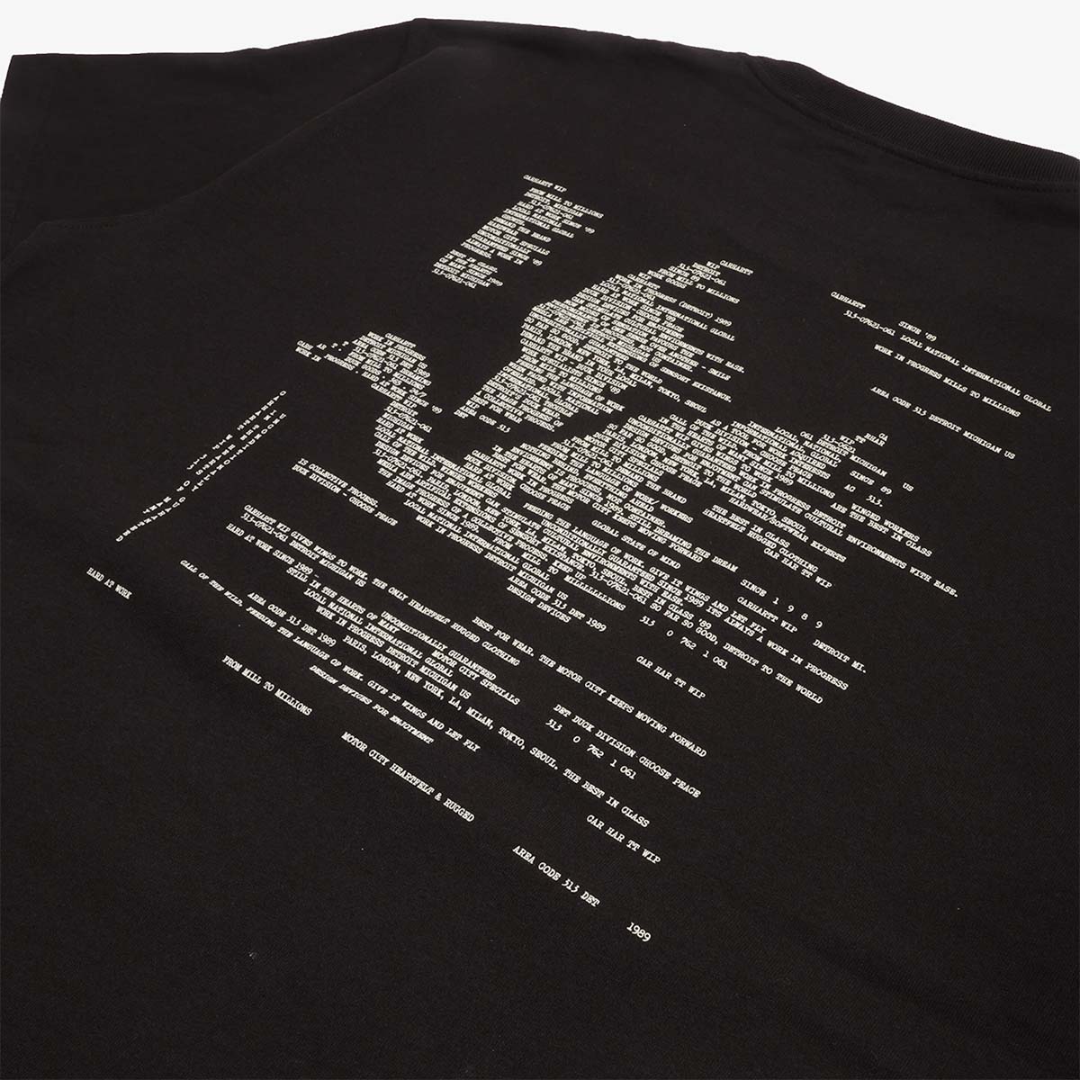 Carhartt WIP Punched T-Shirt, Black, Detail Shot 4