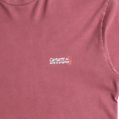 Carhartt WIP Radiant T-Shirt, Punch (Pigment Garment Dyed), Detail Shot 4