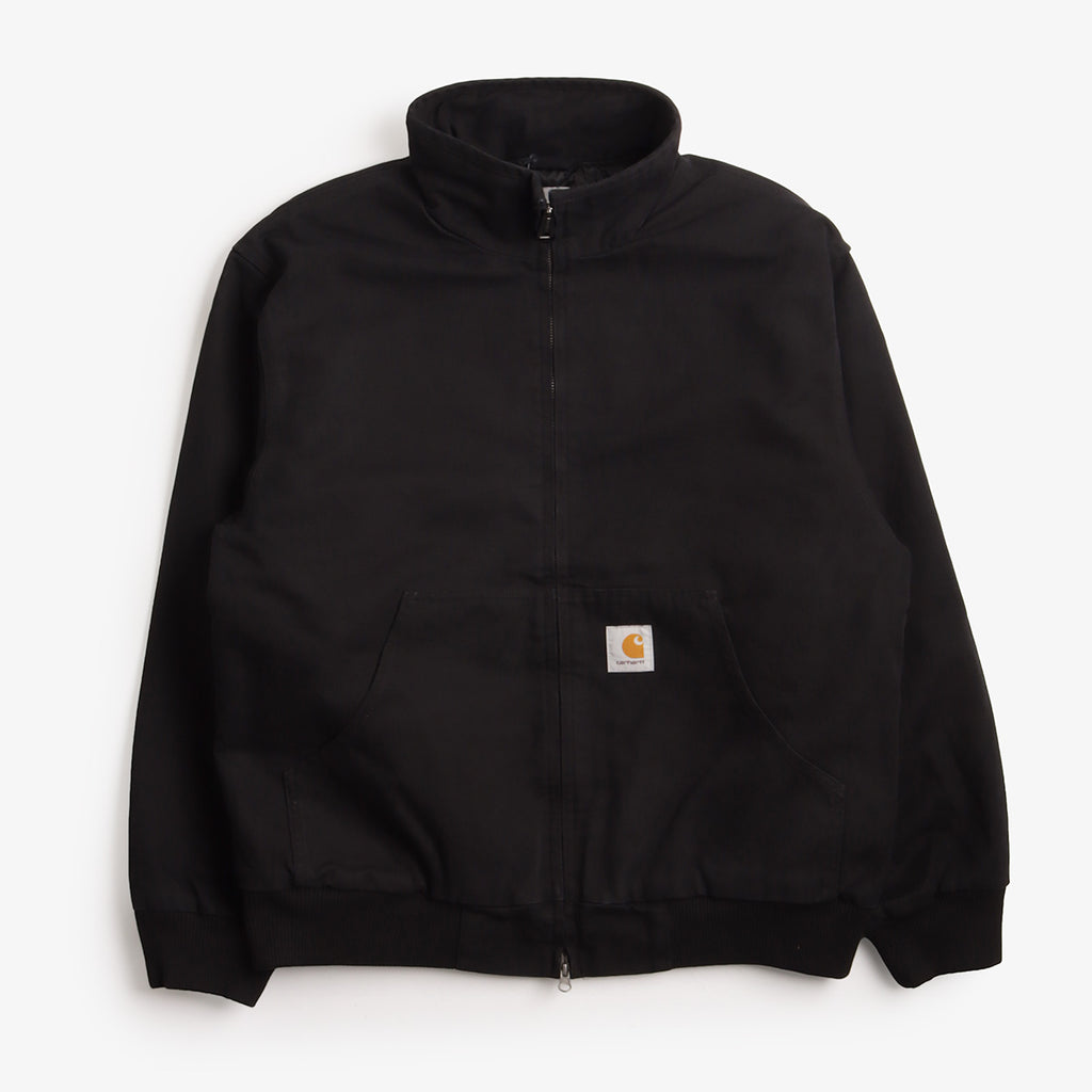 Carhartt WIP Ravon Jacket, Black (Heavy Stone Wash), Detail Shot 1